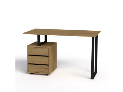 Бюро Компанит ЛОФТ-2 (дъб крафт златен)